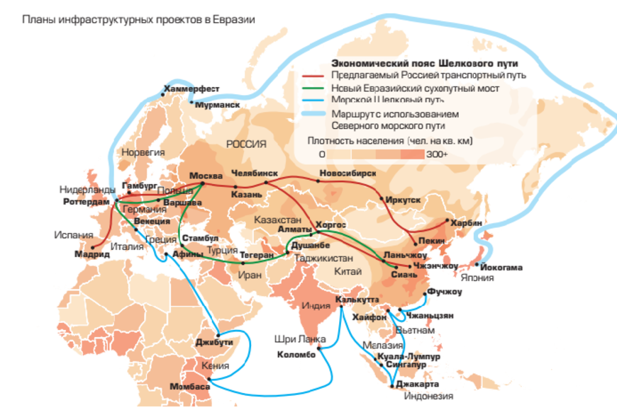 Проект экономического пояса шелкового пути